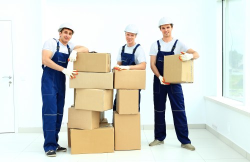 Careful furniture loading for a Mayfair flat or townhouse move