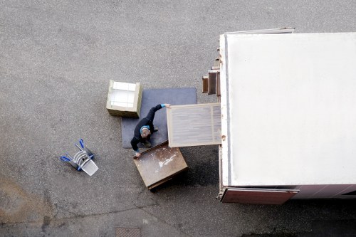 Residential removals preparation in a Mayfair apartment