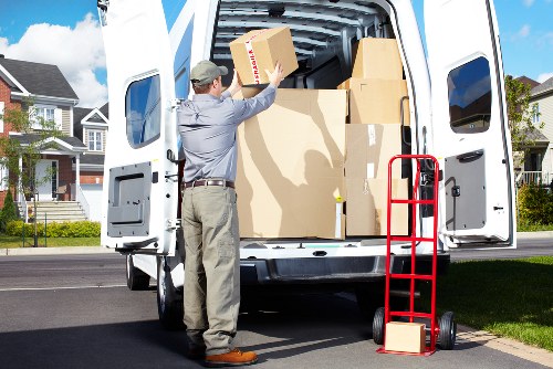 Local removals team handling a move in central London near Mayfair properties