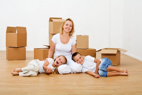 Local moving team working around Mayfair access challenges