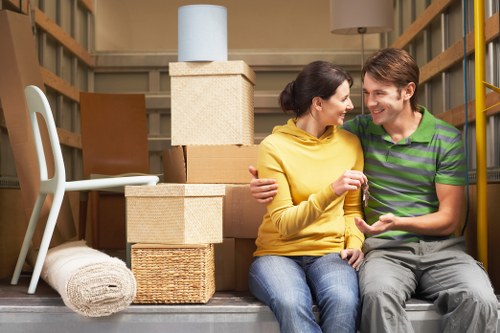 Careful collection of office furniture in Mayfair