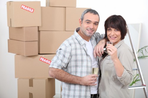 Commercial removals setup for an office move in Mayfair