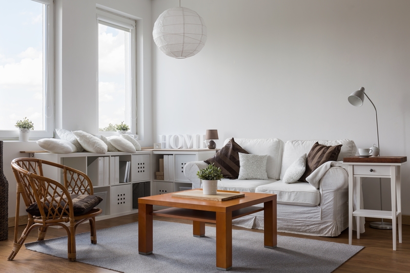 Office furniture being prepared for transport in Mayfair